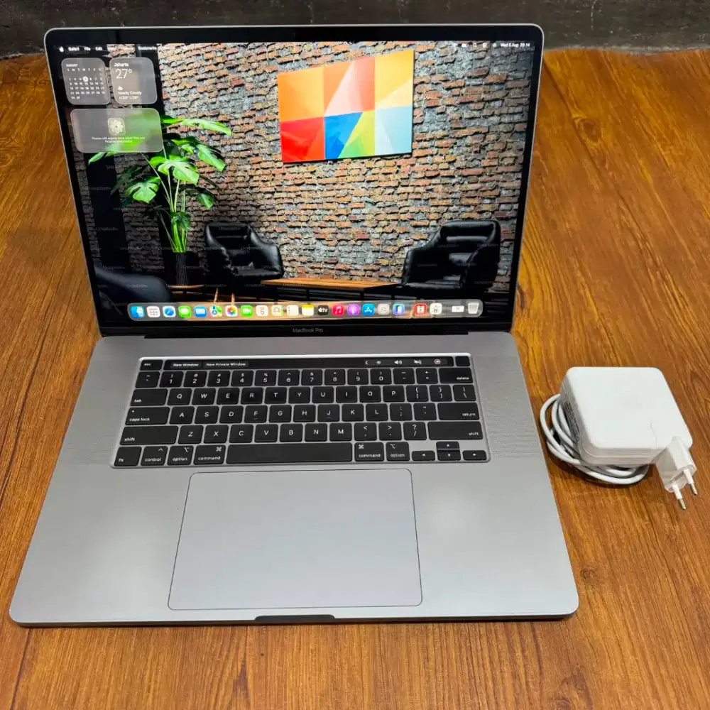 Macbook pro 2019 16 inch i9 ram 32gb ssd 2tb dual vga bisa cod
