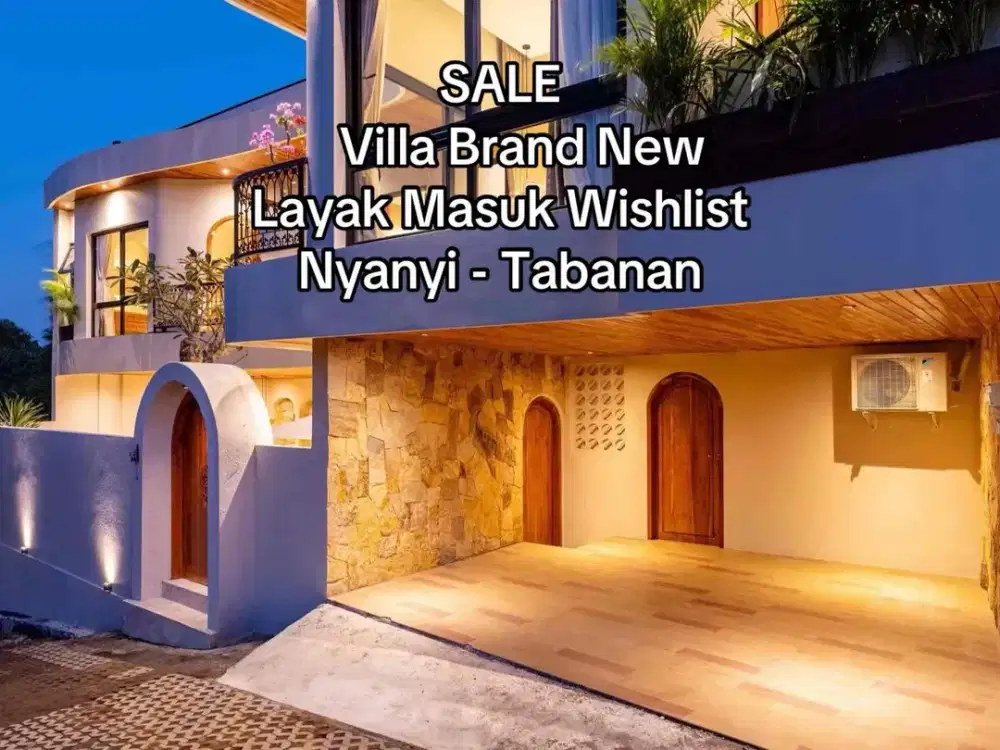 SALE Villa Brand New Jalan Pantai Nyanyi