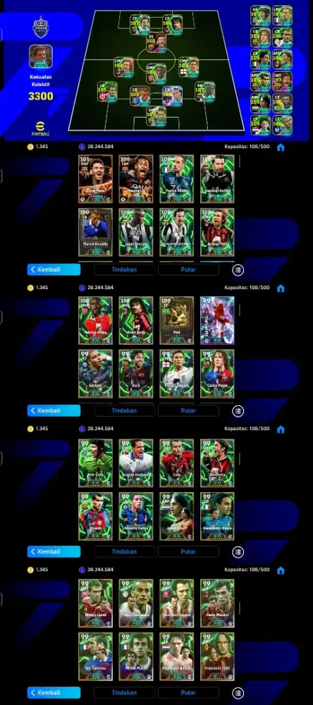 jual akun effotball mumpung masih ada promo