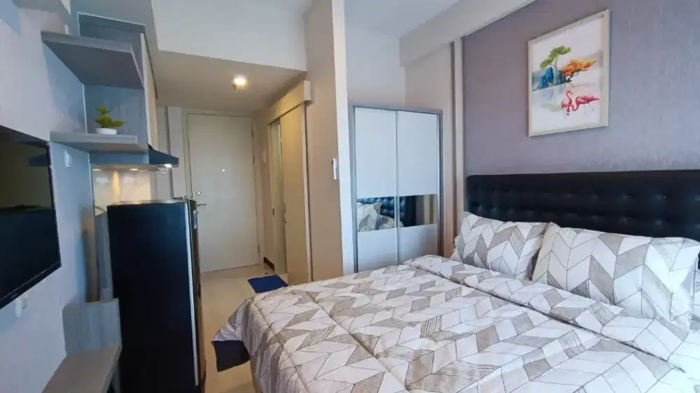 DiSewakan Unit Studio Furnish Apt Eastcoast Mansion, Pakuwon city, Sby