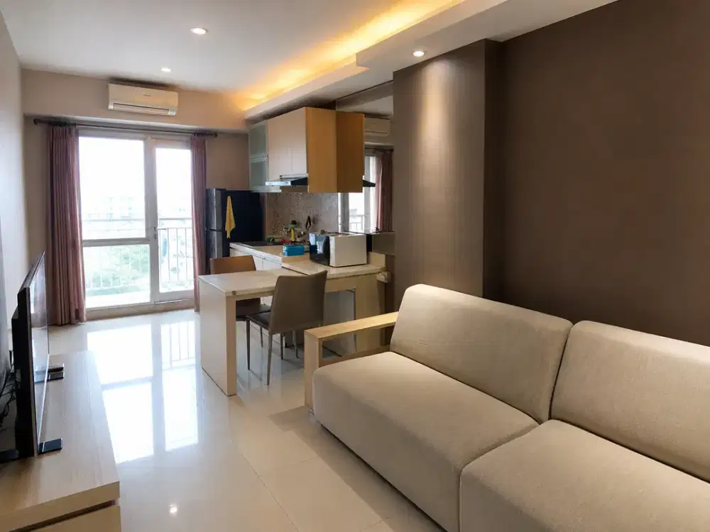 Disewakan 1 BR Oak Tower A – Lantai 2, View City, Hadap Barat Pulo Gadung