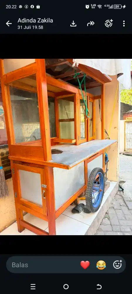 JUAL GEROBAK MIE AYAM/BUBUR AYAM
