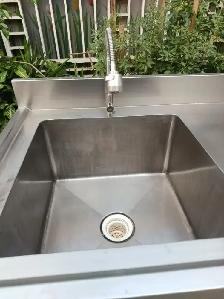 Single sink sayap kabinet 120 x 70 x 85