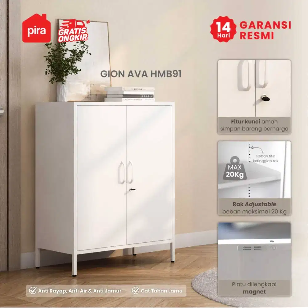 Kabinet Besi Informa Berkunci 80cm Kondisi Mulus Harga Pas