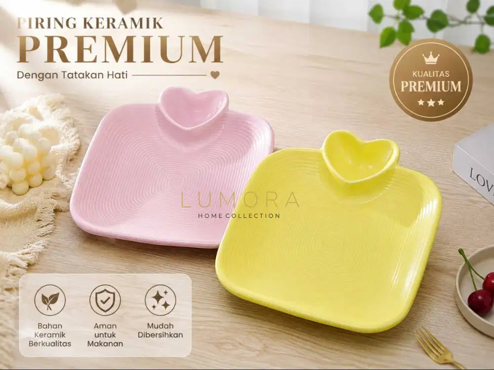 Piring Keramik Premium desain minimalis modern dan unik