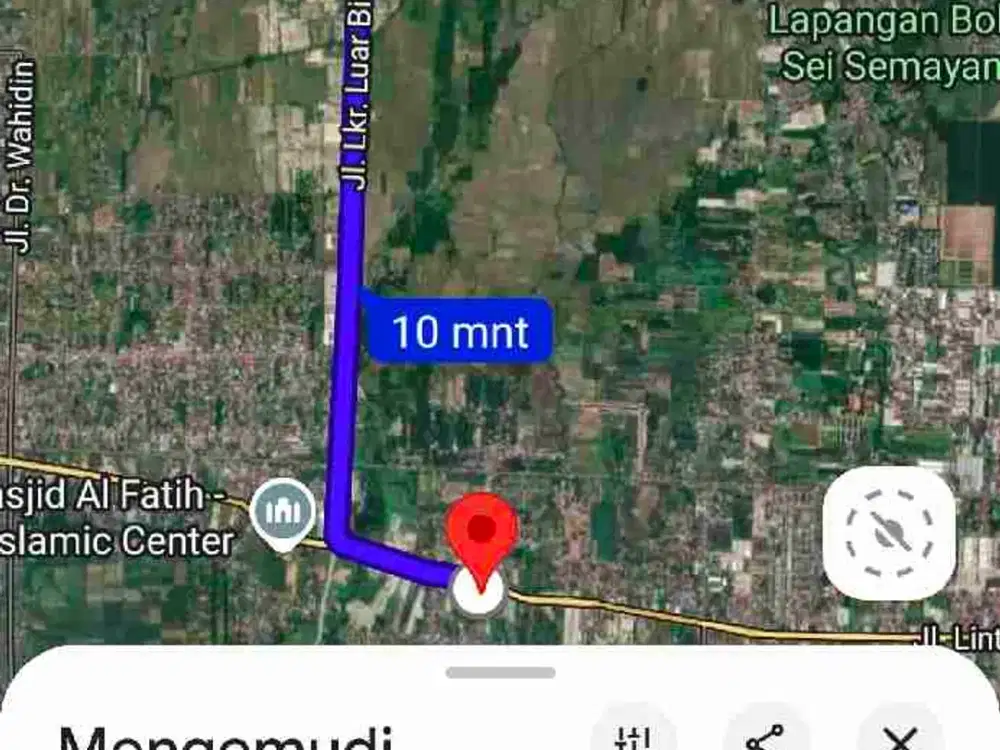 Dijual Tanah Jalan Besar Medan Binjai dekat Tol Megawati