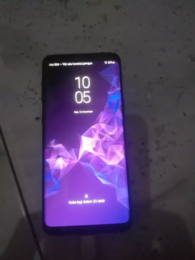 Dijual hp samsung galaxy s9 kondisi mesin normal
