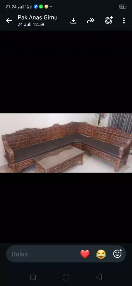 Kursi tamu jati