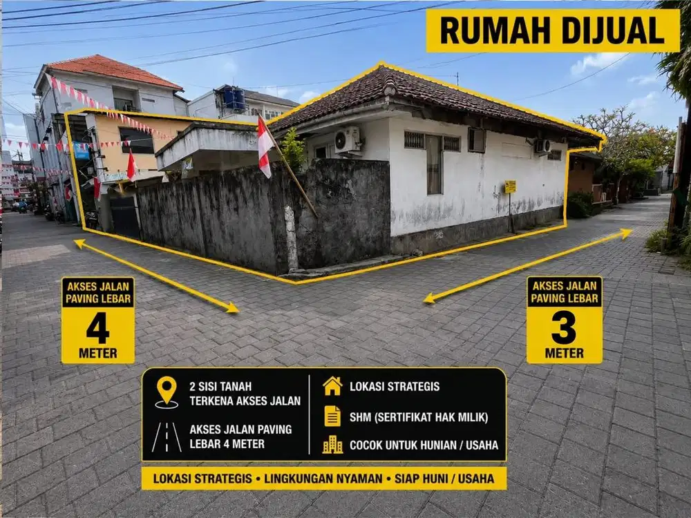 Dijual Tanah Investasi Premium di kawasan Teuku Umar