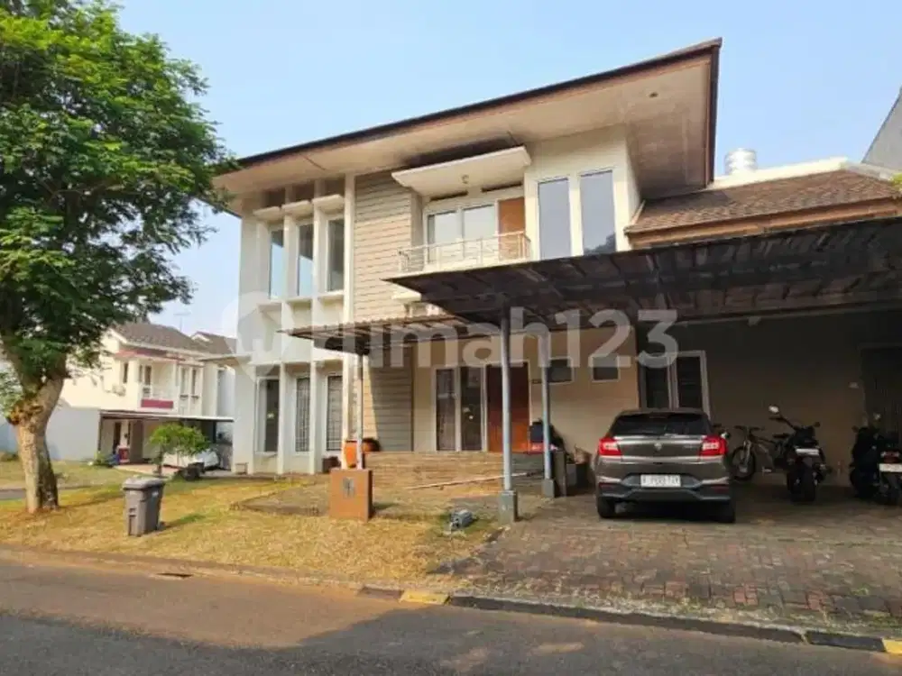 Rumah The Green Venetian BSD Hadap Utara Barat