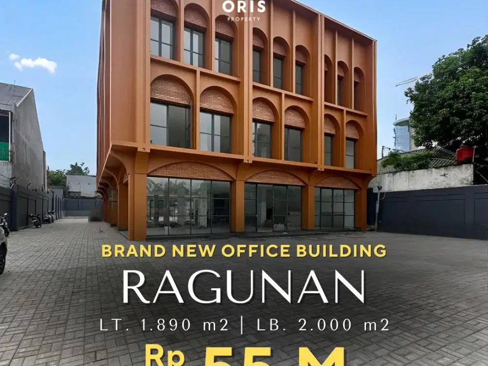 For Sale Brand New Office Building 3,5 Lantai Parkir Luas & Komersil Area, Lokasi Strategis