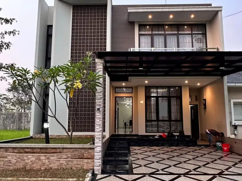 Sewa dan Jual Rumah Baru Mewah Taman Simpruk 4 Kamar Full Furnish, Lippo Cikarang, Bekasi