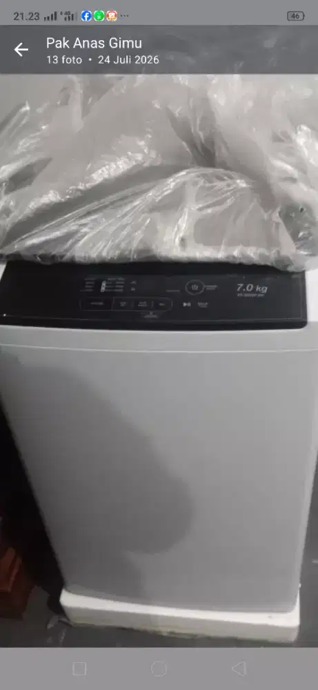 Mesin cuci 7kg. Merek sharp