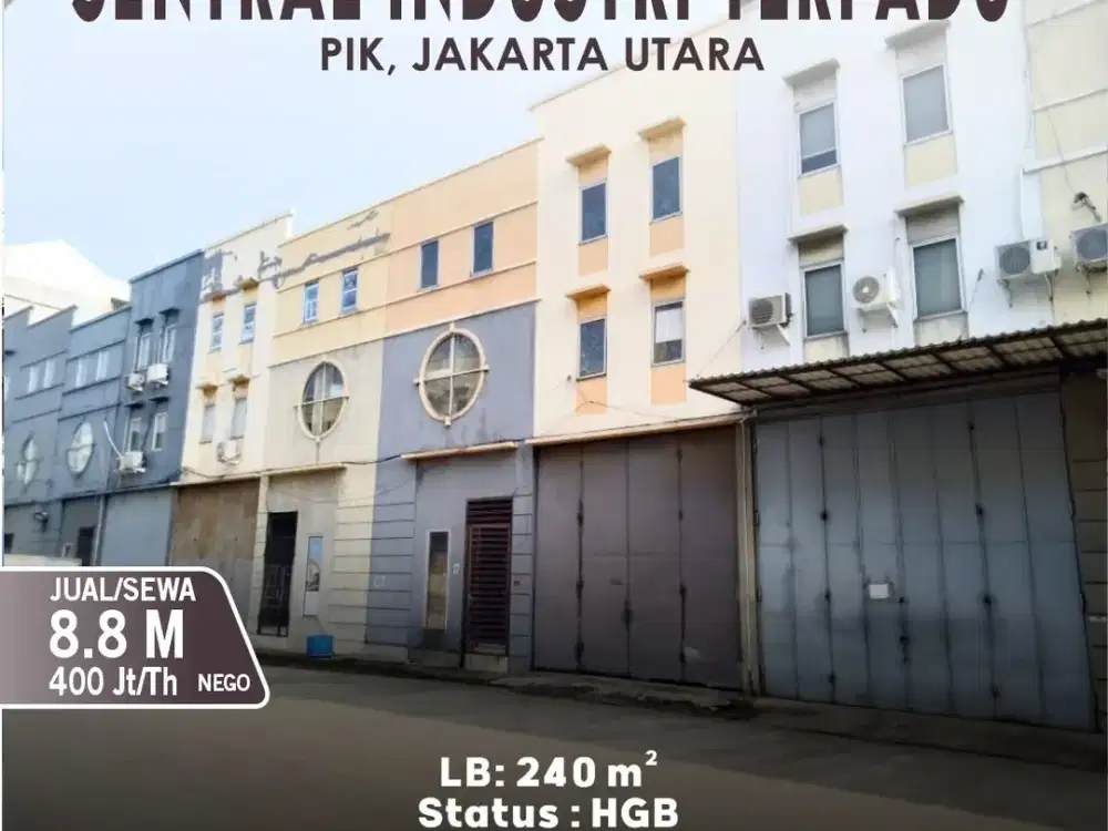Gudang Murah Siap Pakai Di Sentral Industri Terpadu Pantai Indah Kapuk