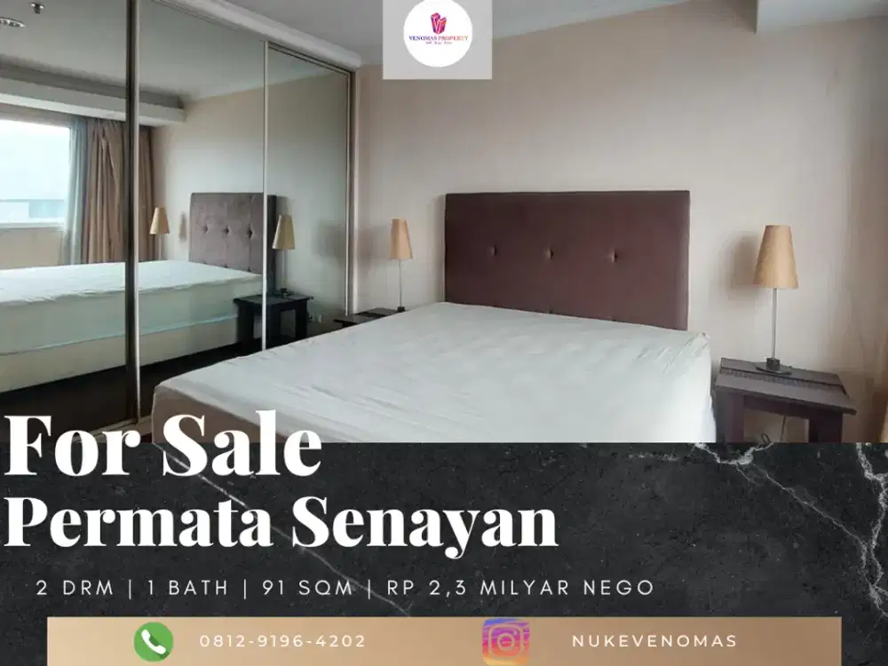 Dijual Apartement Permata Senayan 2BR Full Furnished