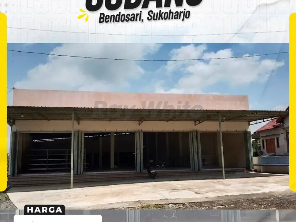 Gudang 5427m Di Bendosari Sukoharjo Akses Tronton Bangunan Terawat Siap Pakai, Strategis