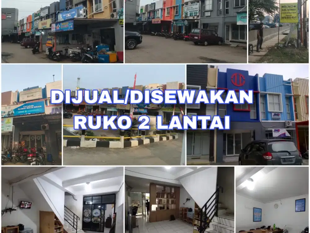 Dijual dan disewakan Lokasi Ruko PINGGIR JALAN UTAMA (Depan Perumahan Puri Bintaro Indah Tangsel)