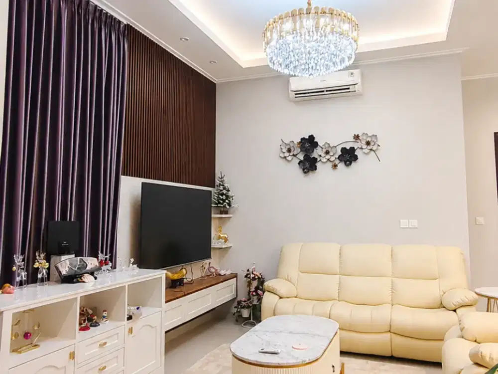 Rumah Hoek Tahap 2 Denver PIK 2 10x15 4+1KT Full Interior Siap Huni