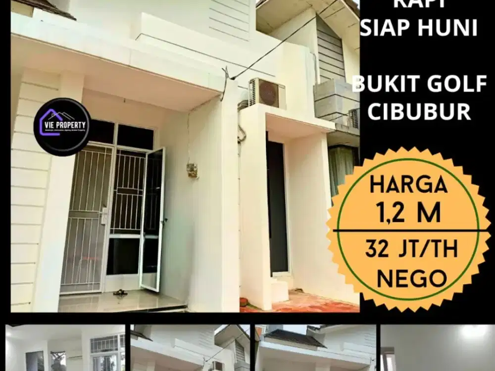 DIJUAL DAN DISEWAKAN RUMAH DI BUKIT GOLF CIBUBUR