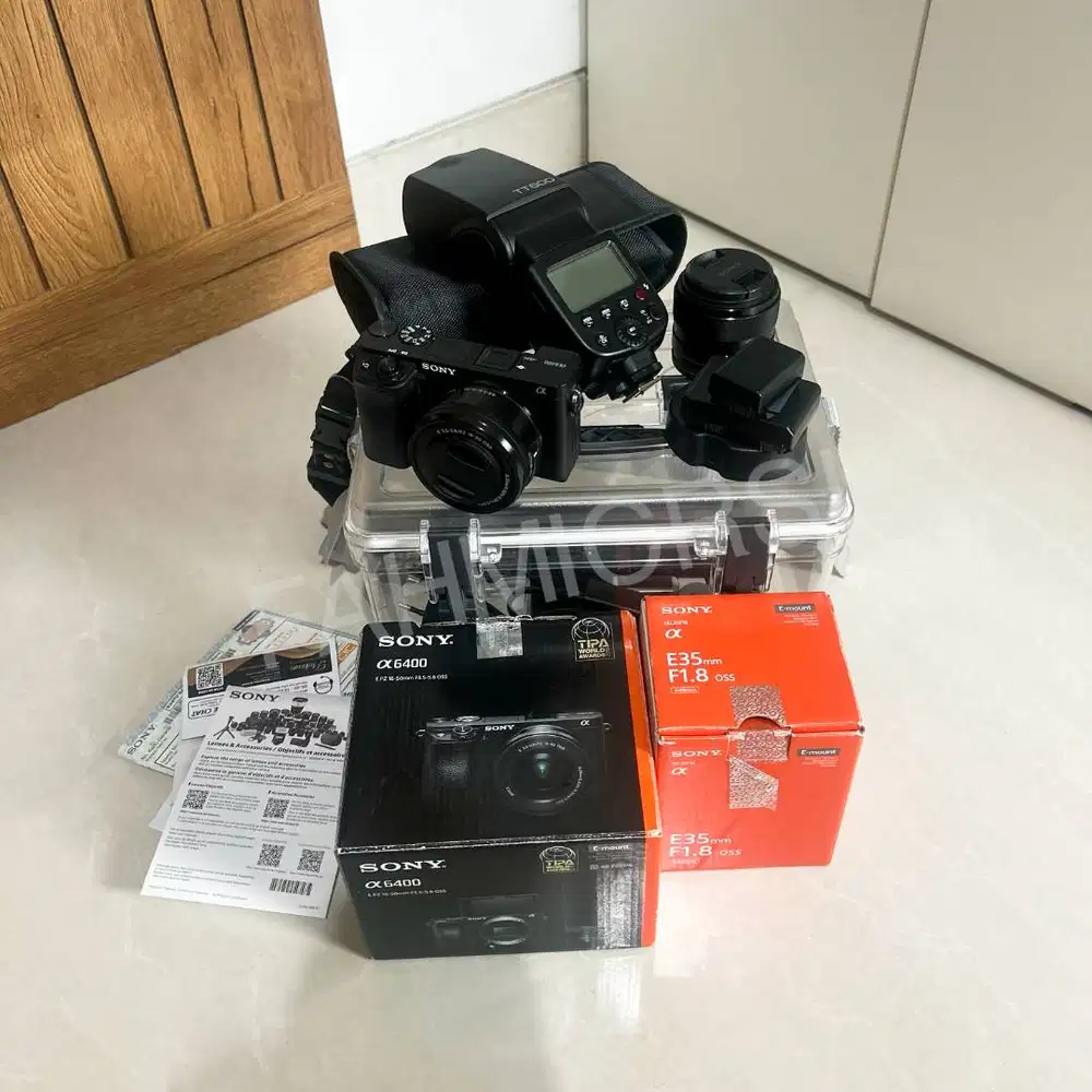 SONY A6400 FULLSET MULUS, MURAH | LEGIT 100%