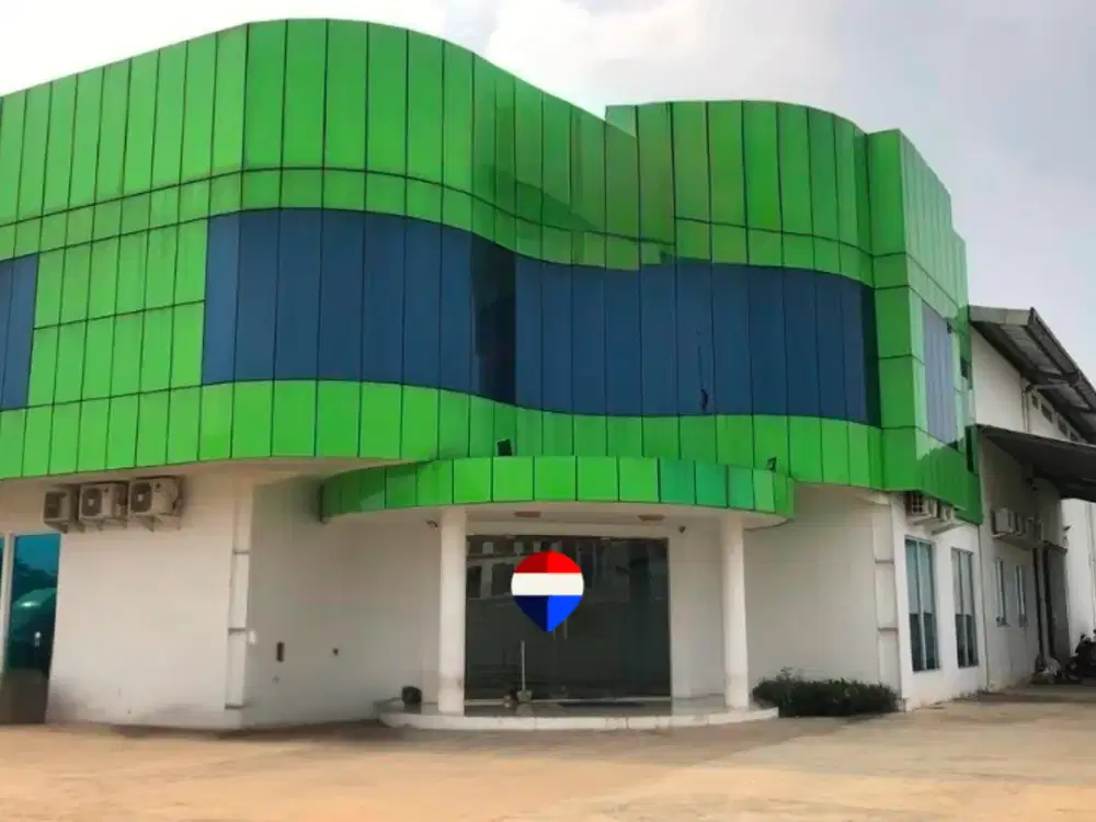 Dijual/Disewakan kantor Pabrik + Gudang di Blesindo, legok Tangerang Banten