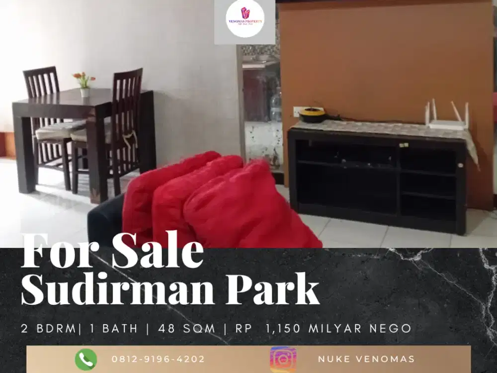 Dijual Apartement Sudirman Park 2BR Tower A
