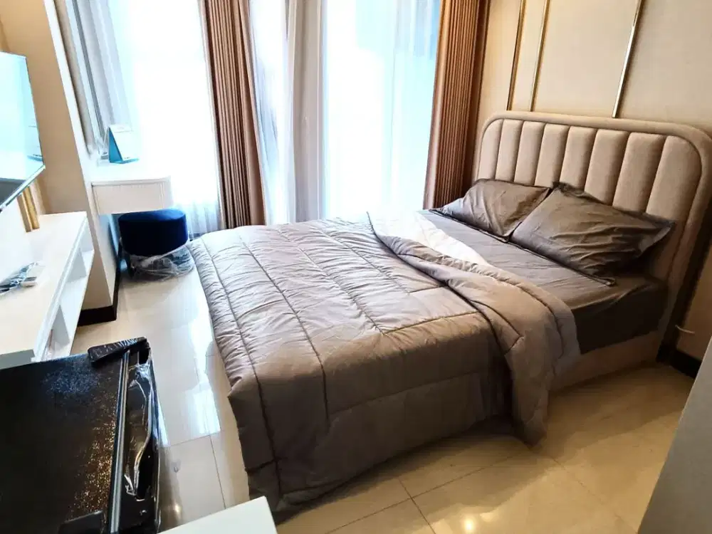 JUAL SEWA STUDIO FURNIS LENGKAP APARTEMEN AMOR PAKUWON CITY