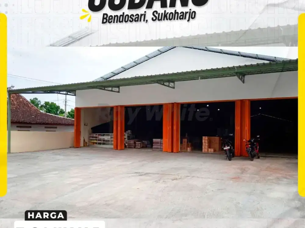 Gudang 1254m Di Bendosari Sukoharjo Akses Tronton Bangunan Terawat Siap Pakai, Strategis
