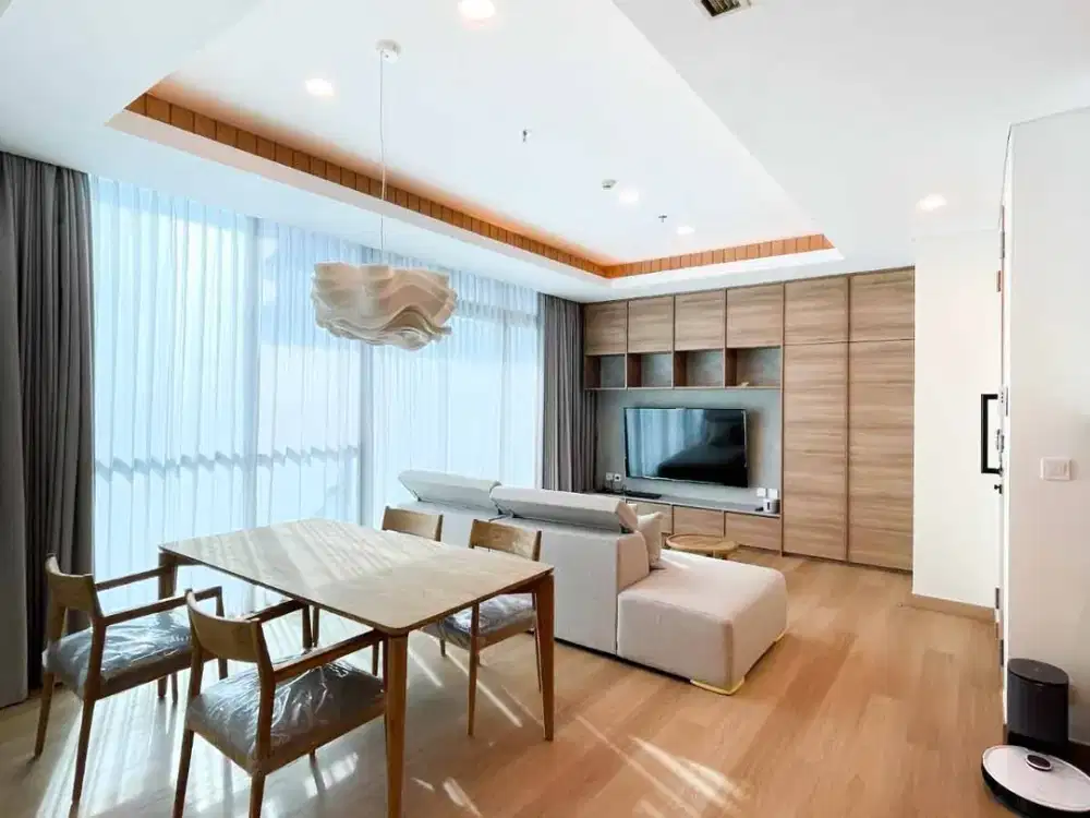 Apartemen The Windsor Puri Indah Fully Furnished 145 m², 3BR, View Pool & City, Dekat Lippo Mall Puri