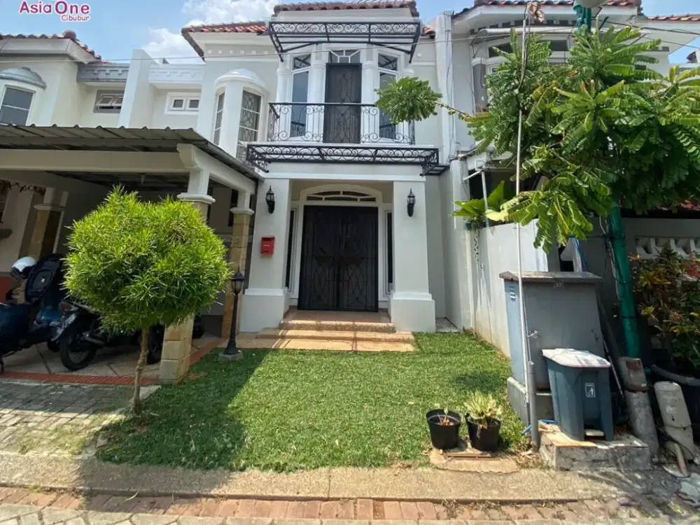 Dijual/Disewa Rumah Cantik Modern Semi Furnished Siap Huni di Raffles Hills Cibubur