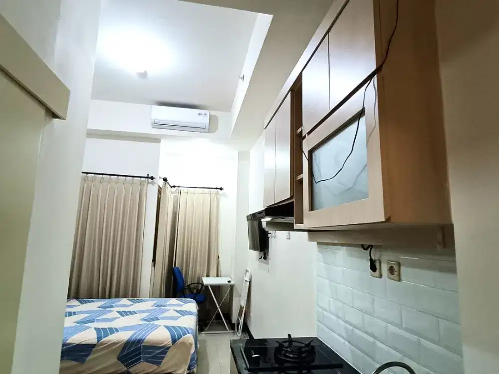 JUAL dan SEWA APARTEMEN STUDIO FURNIS* AMOR EASTCOAST MANSION PAKUWON CITY  Tower Amor Lantai 38 Luas Bangunan 22.5m² Kamar Tidur 1  Kamar Mandi 1 Lis