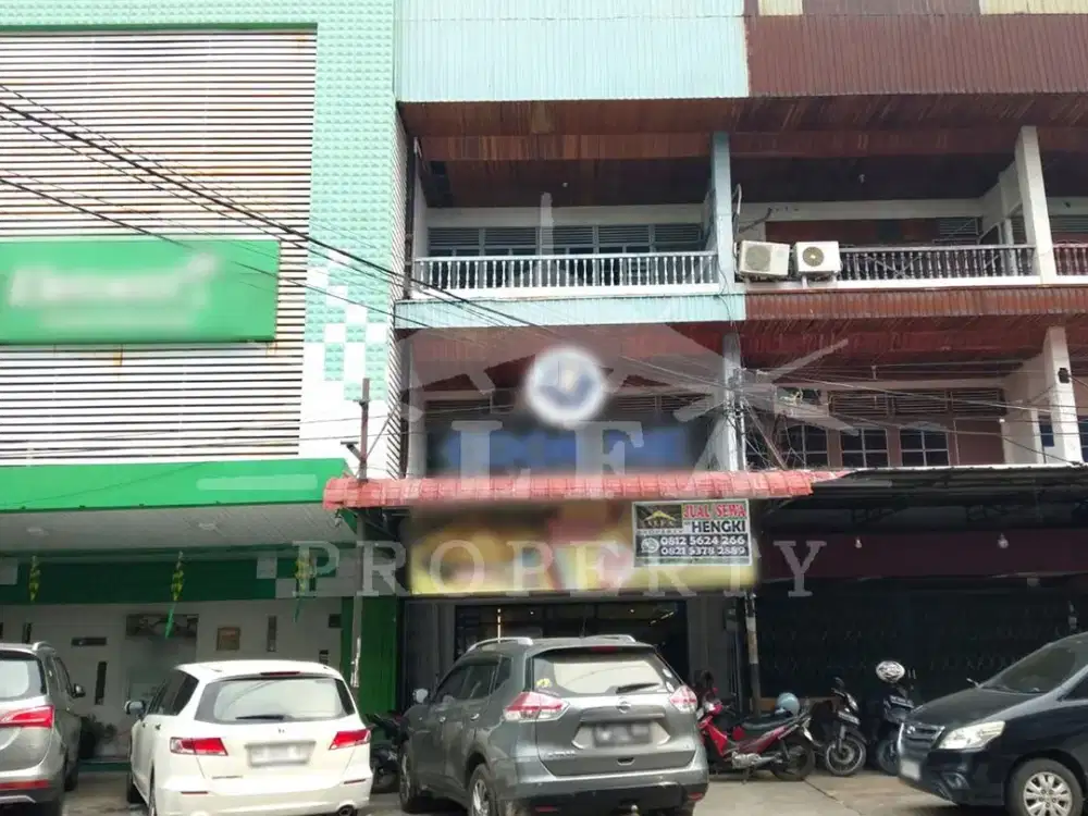 Jual Sewa Cepat! Ruko Komersial 3 Lantai Siap Pakai Pusat Kota, Akses & Parkir Luas