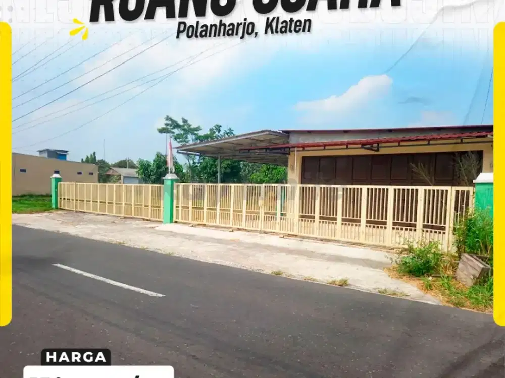 Ruang Usaha Di Kawasan Wisata Umbul Polanharjo Klaten Cocok Untuk Resto
