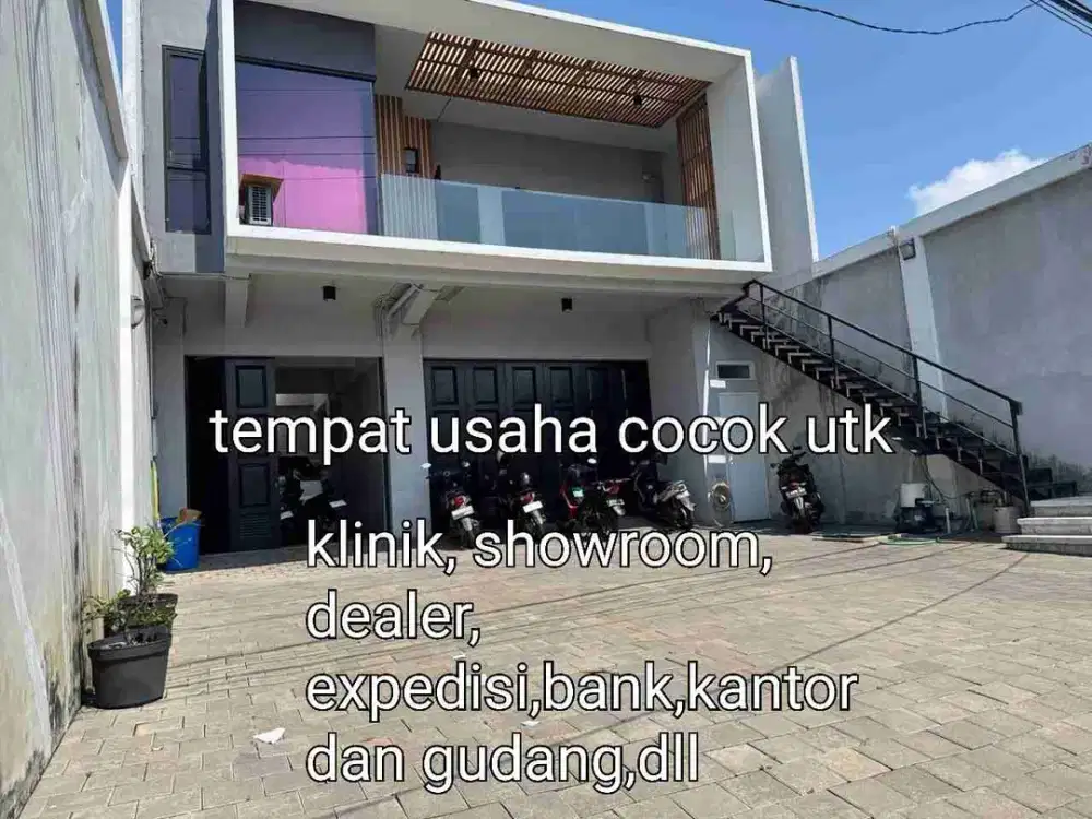 Dijual Atau Bisa Disewa Tempat Usaha Bangunan Baru Area Raya Rungkut Surabaya Timur