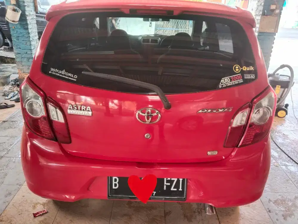 Toyota Agya G AT Merah Grezz Like New 2017