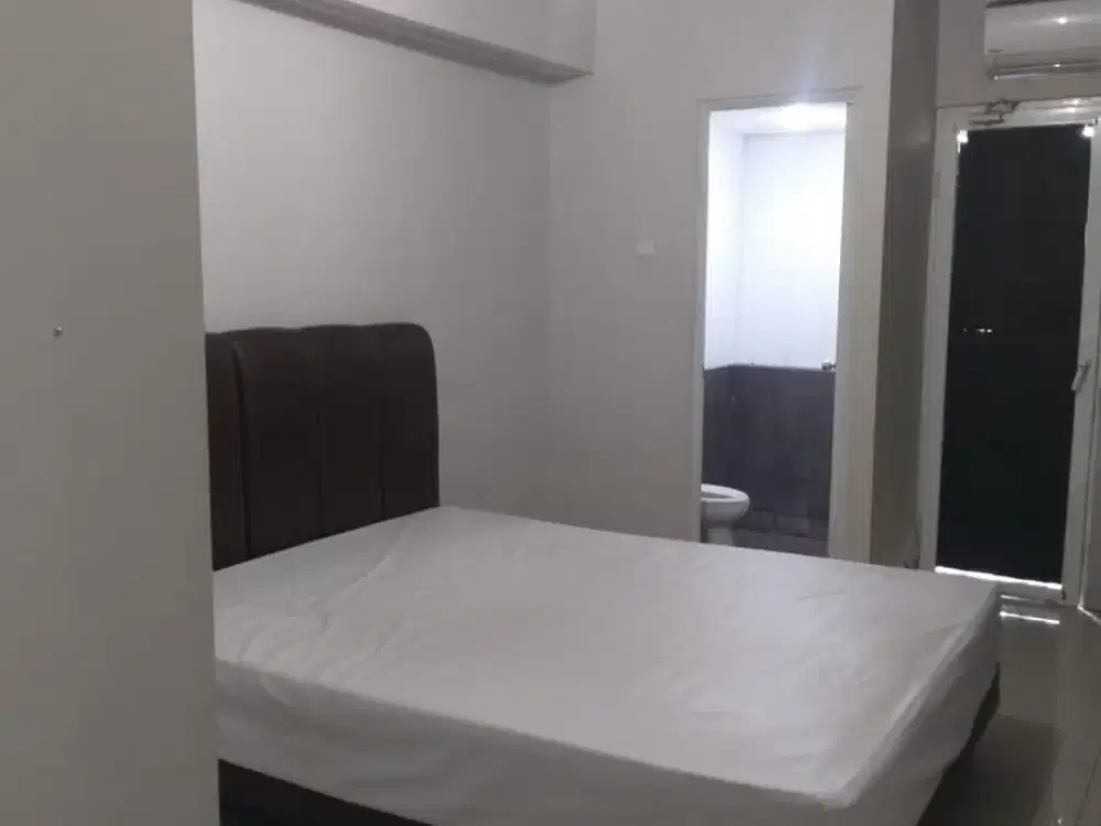 The green pramuka city apartment tower bogenvile studio full furnished siap huni