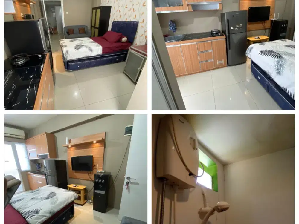 The green pramuka city studio furnish per bulan