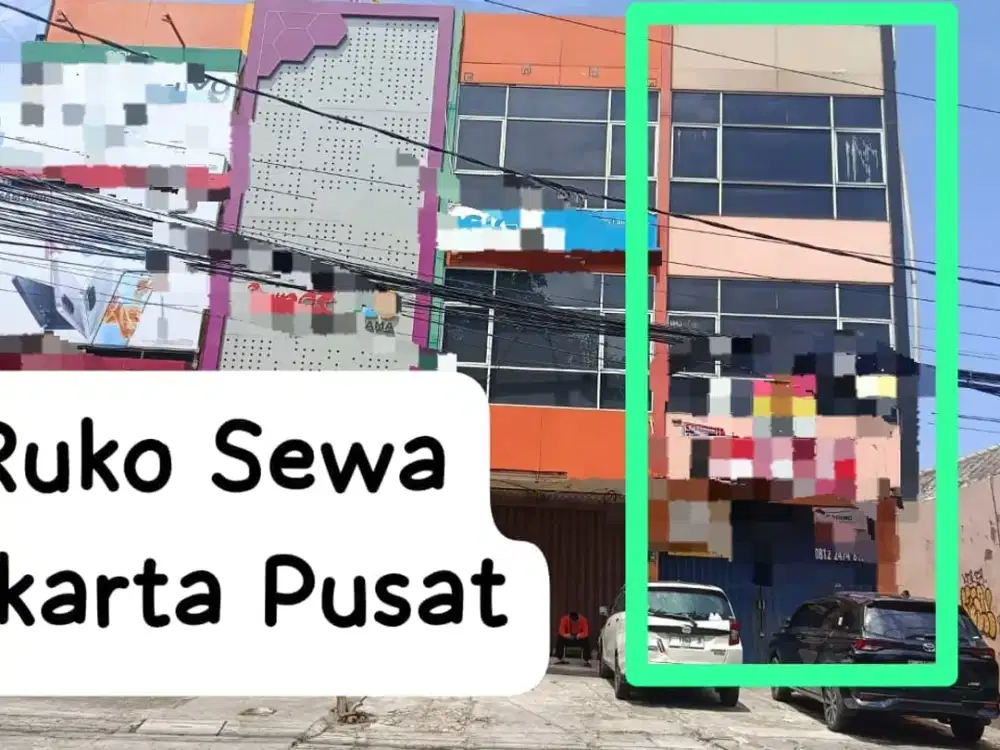 Disewakan  / DIJUAL ruko di percetakan negara Jakarta Pusat