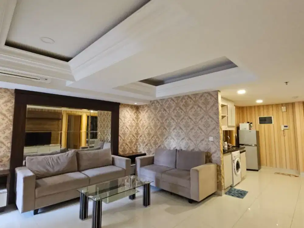 Vky - Dijual/Disewakan Apartemen The Mansion Kemayoran Bougenville Gloria 3BR Furnish