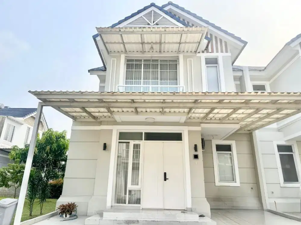 Disewakan atau Dijual Rumah Semi Furnished Cluster Enchanta Lavon Cikupa