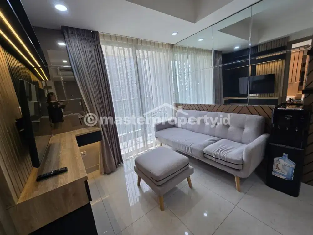Disewa Apartemen Gold Coast PIK 3BR, 81m2, Full Furnished, Sea View