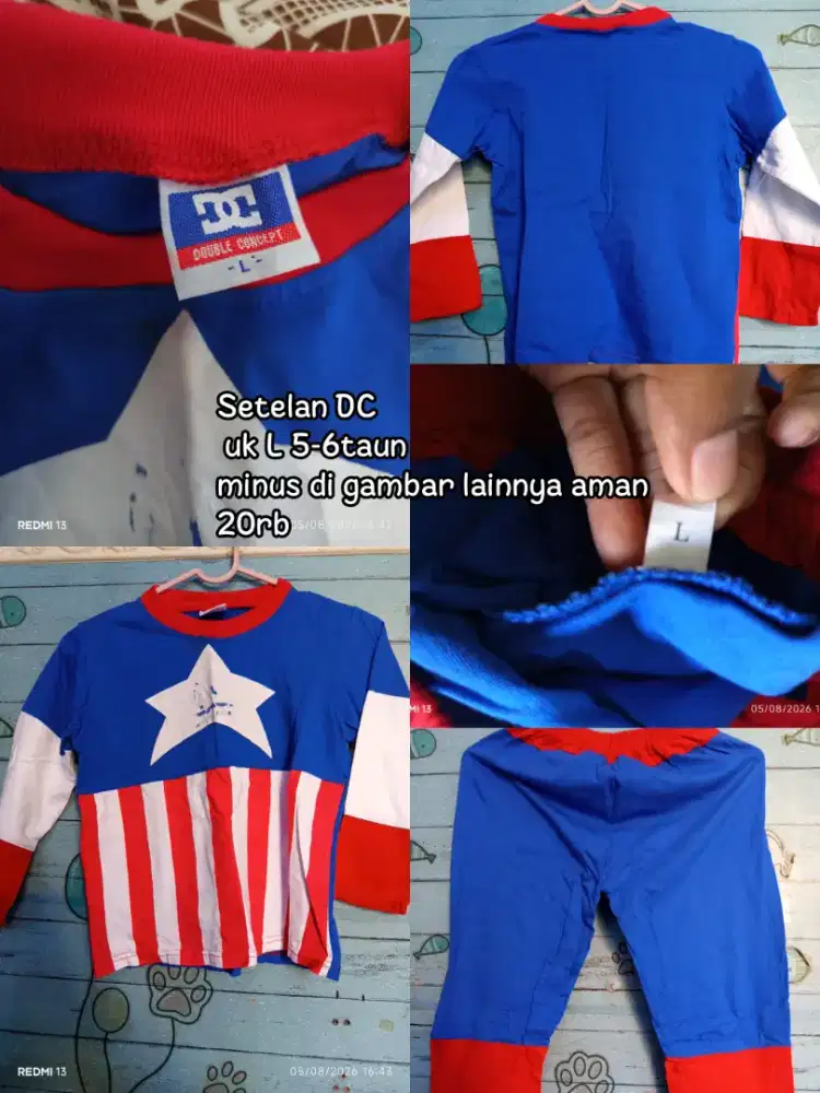 DC SET CAPTAIN AMERIKA