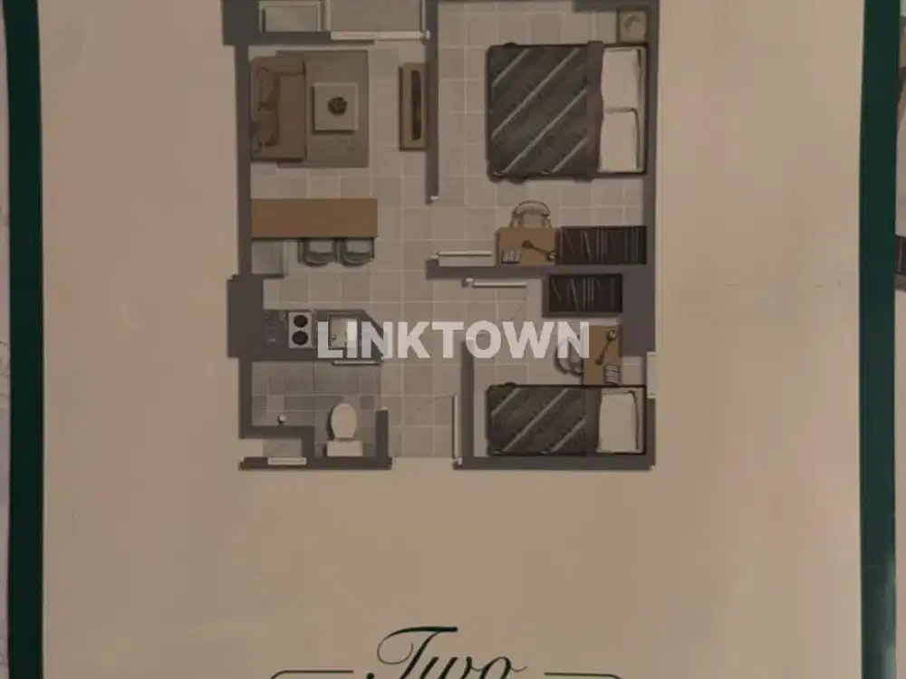 Apartement 2 Bedroom Siap Huni Akses Bagus
