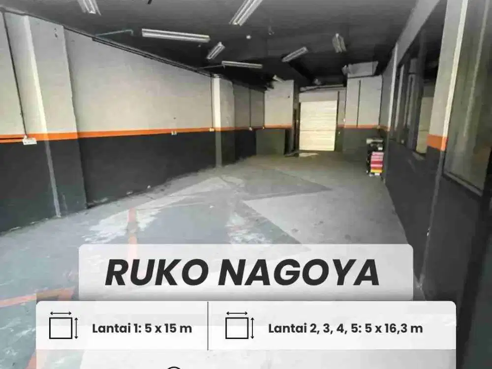 Dijual/ di sewakan Ruko Nagoya Batam
