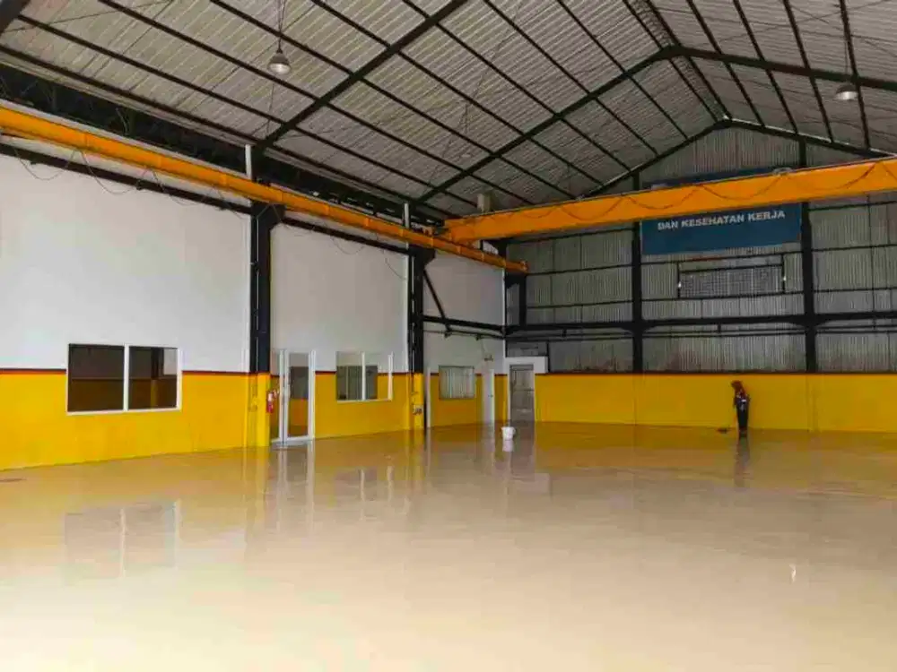 Gudang LT.1500 meter LB. 1200 meter cikarang jababeka