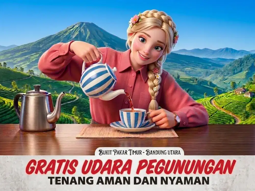 JUAL SEWA RUMAH DI BUKIT PAKAR TIMUR, DAGO, BANDUNG UTARA.
