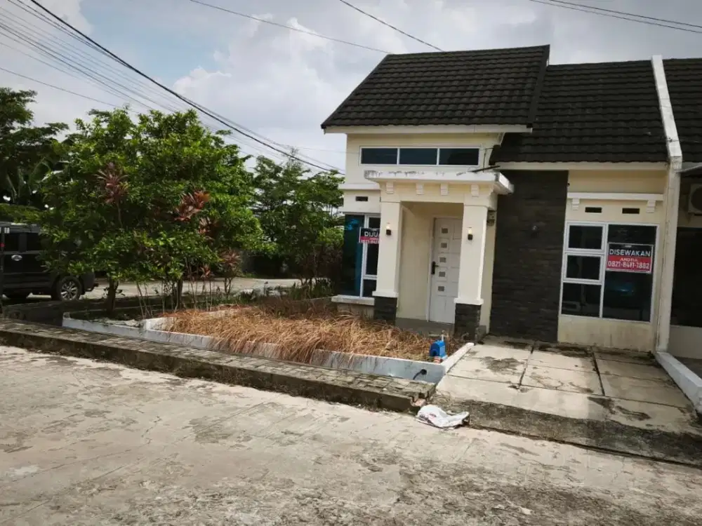DIJUAL/SEWA RUMAH BARU POSISI HOOK GREEN CENTER PARK PALEMBANG