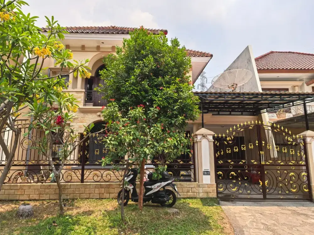 Dijual/Sewa Cepat Rumah Villa Bukit Mas surabaya barat Baru Renovasi Seperti Baru Siap Huni