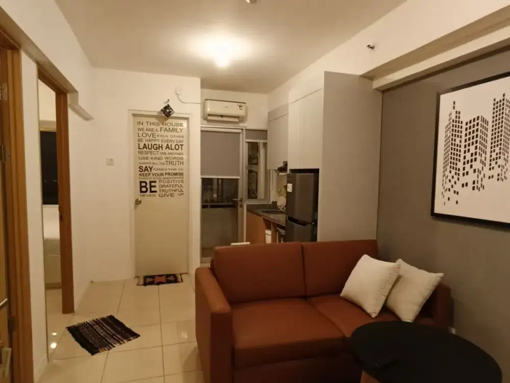 Dijual Apartemen Educity Pakuwon City Tower Princeton 2BR Full Furnished