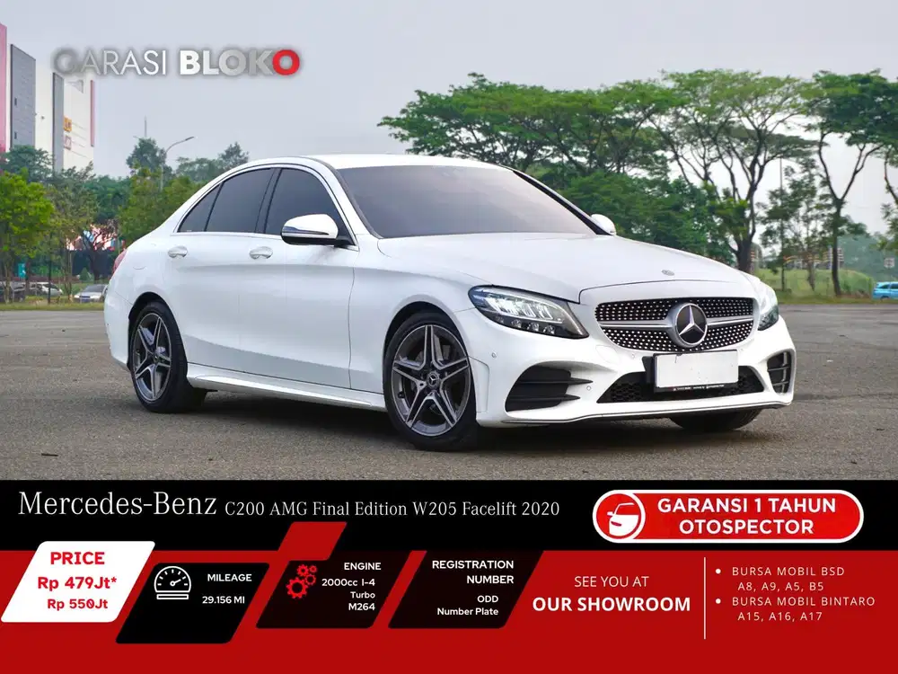 Mercedes Benz C200 W205 Facelift  AMG Final Edition 2020/2021